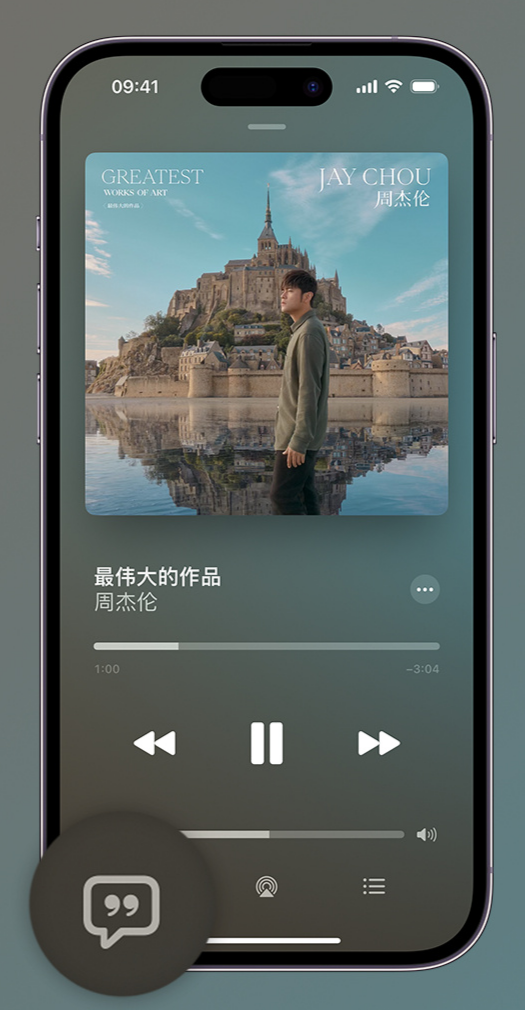 白鹭湖管理区iphone维修分享如何在iPhone上使用Apple Music全新唱歌功能 