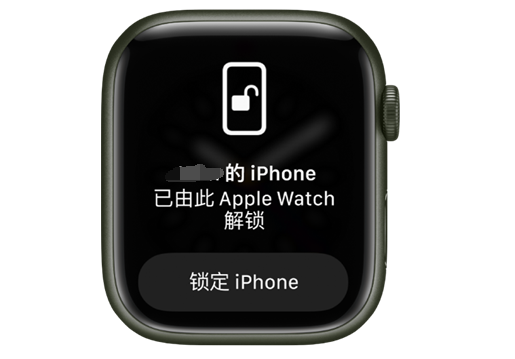 白鹭湖管理区苹果手机维修分享用 AppleWatch 解锁配备面容 ID 的 iPhone方法 