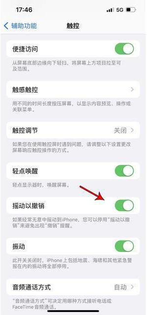 白鹭湖管理区苹果手机维修分享iPhone手机如何设置摇一摇删除文字 